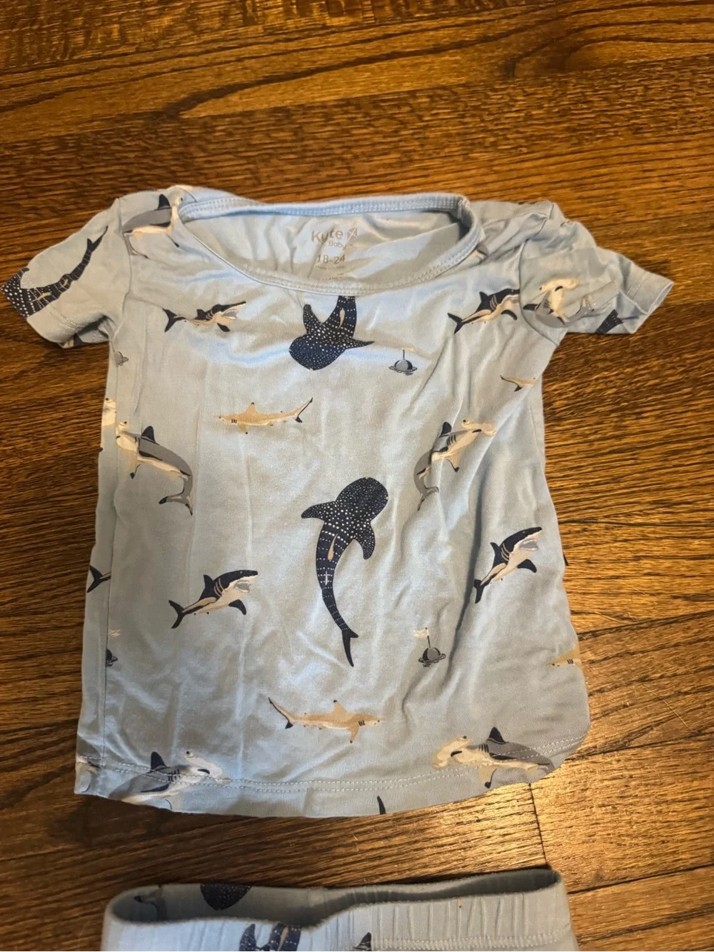 Kyte BABY Light Blue Shark Pajama Set